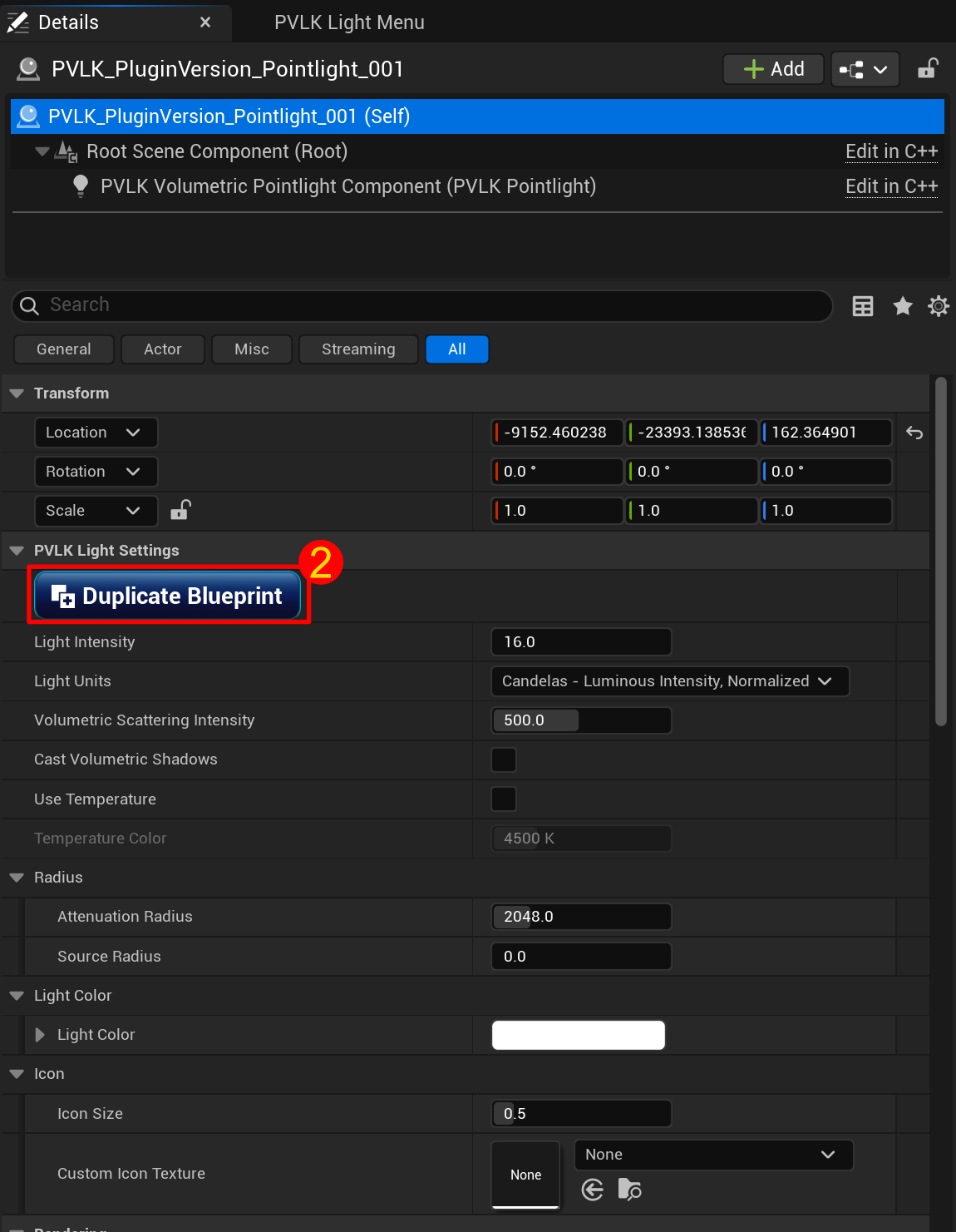 Duplicate Blueprint
