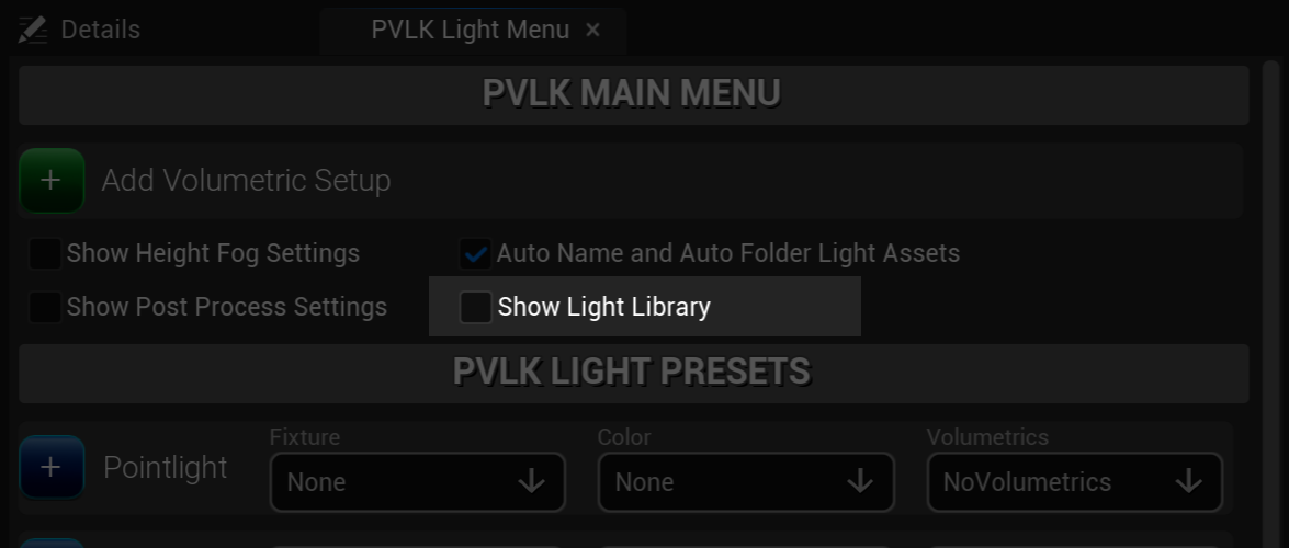 Light Library isolated
